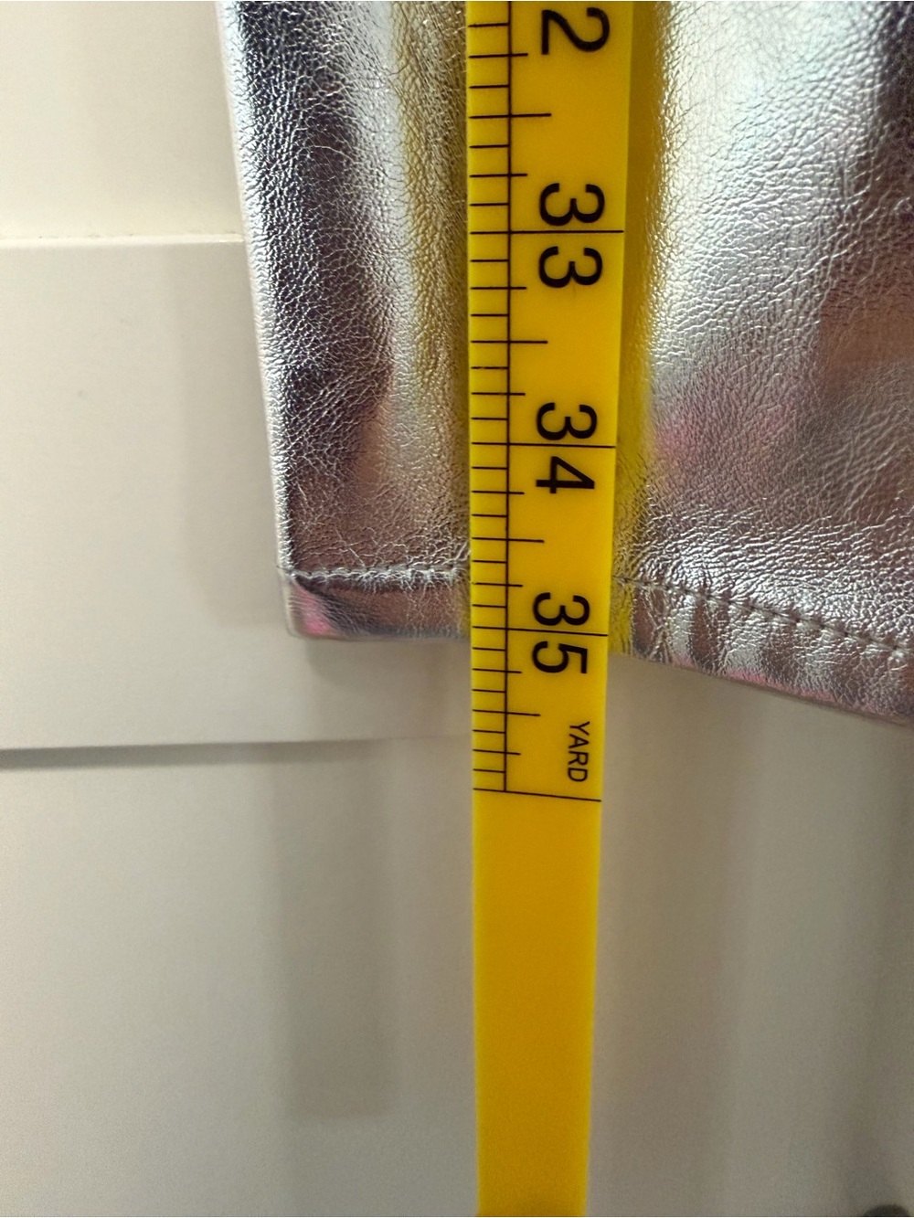 Gap Metallic Silver Straight-Leg Pants *Concert* pants! - Picture 7 of 11